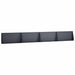 Keerwand 4 st 80 x 12 x 50 cm Staal Antraciet
