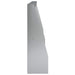Keerwand 4 st 80 x 12 x 50 cm Gegalvaniseerd staal zilver
