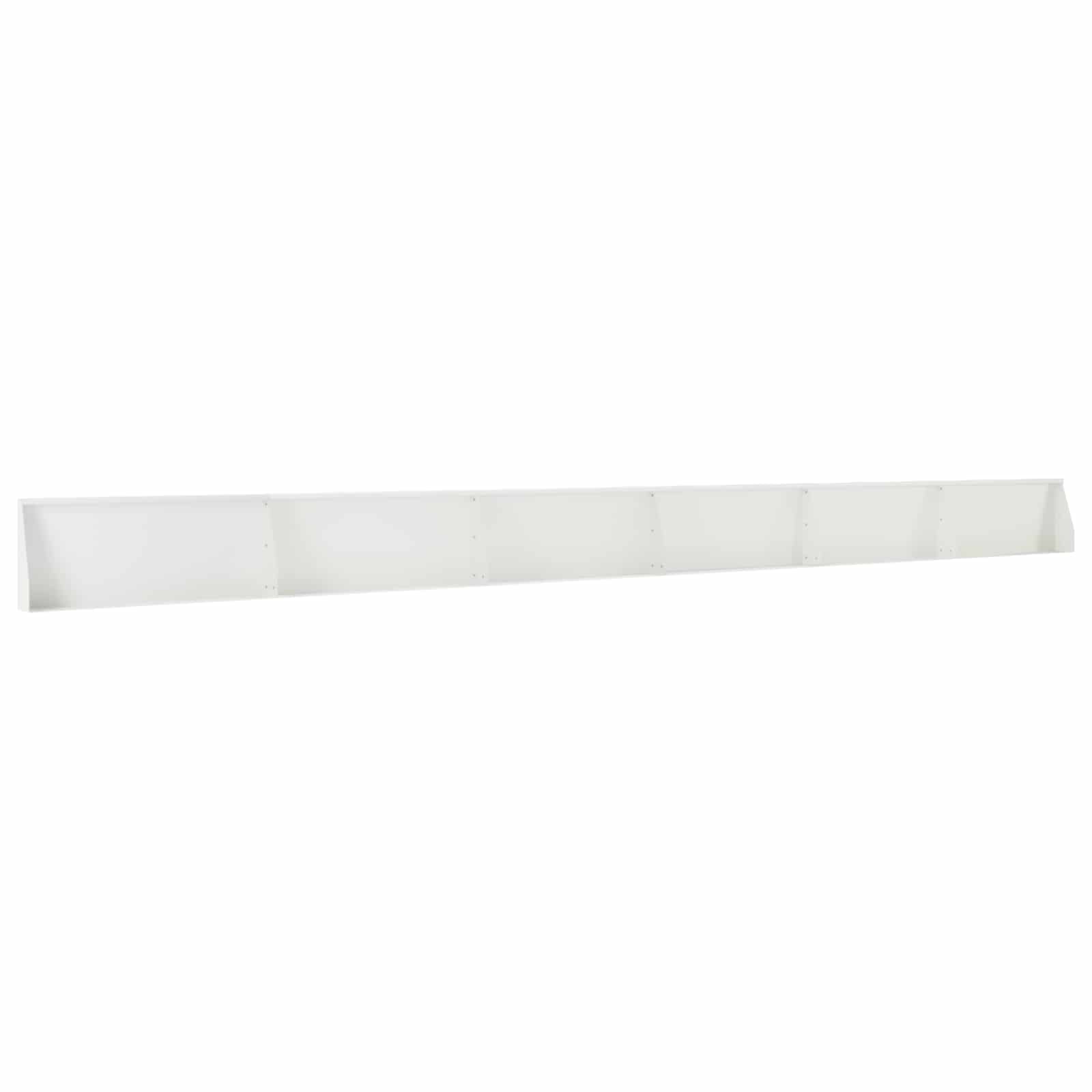 Keerwand 6 st 100 x 12 x 30 cm Staal Wit