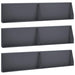 Keerwand 6 st 100 x 12 x 30 cm Staal Antraciet
