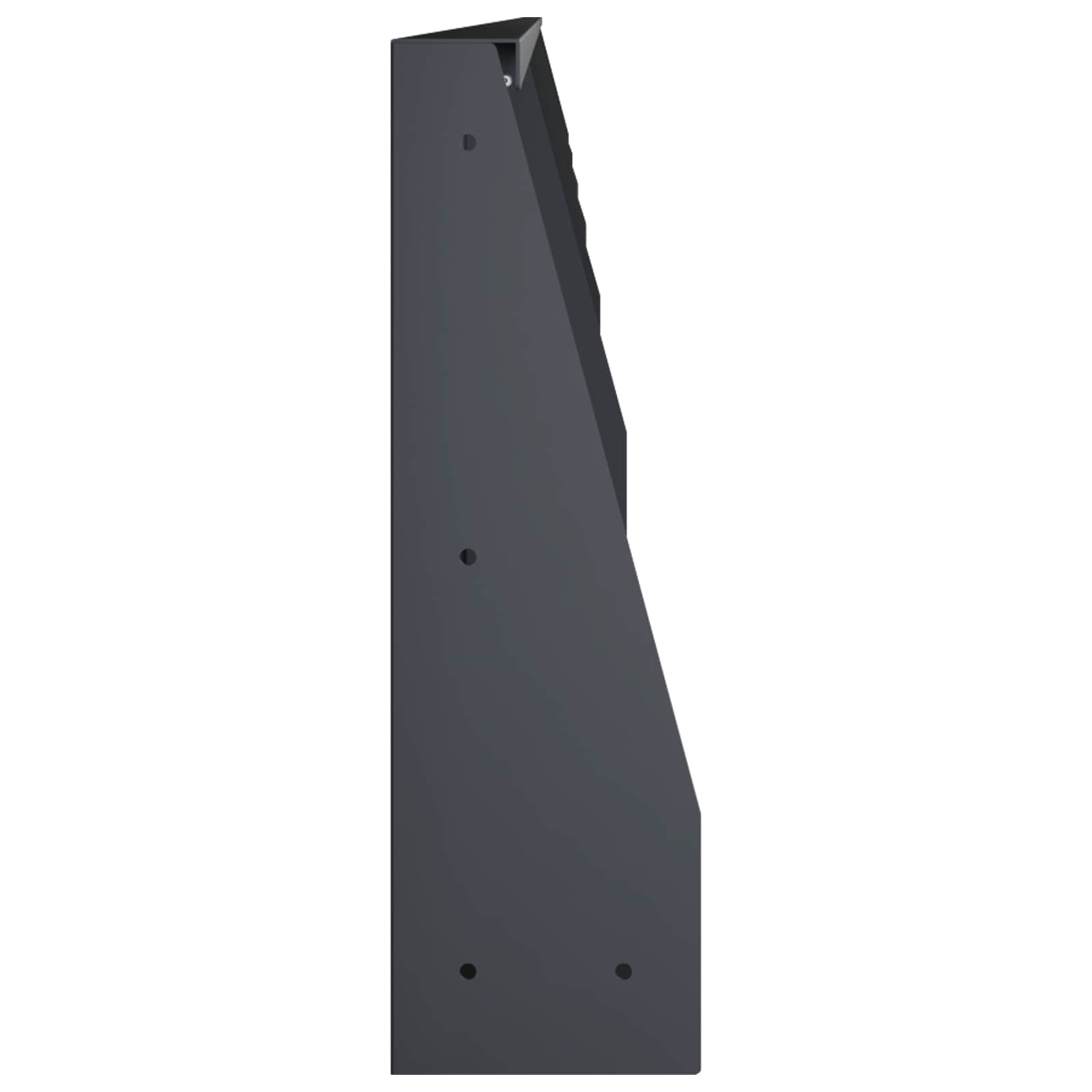 Keerwand 6 st 100 x 12 x 30 cm Staal Antraciet