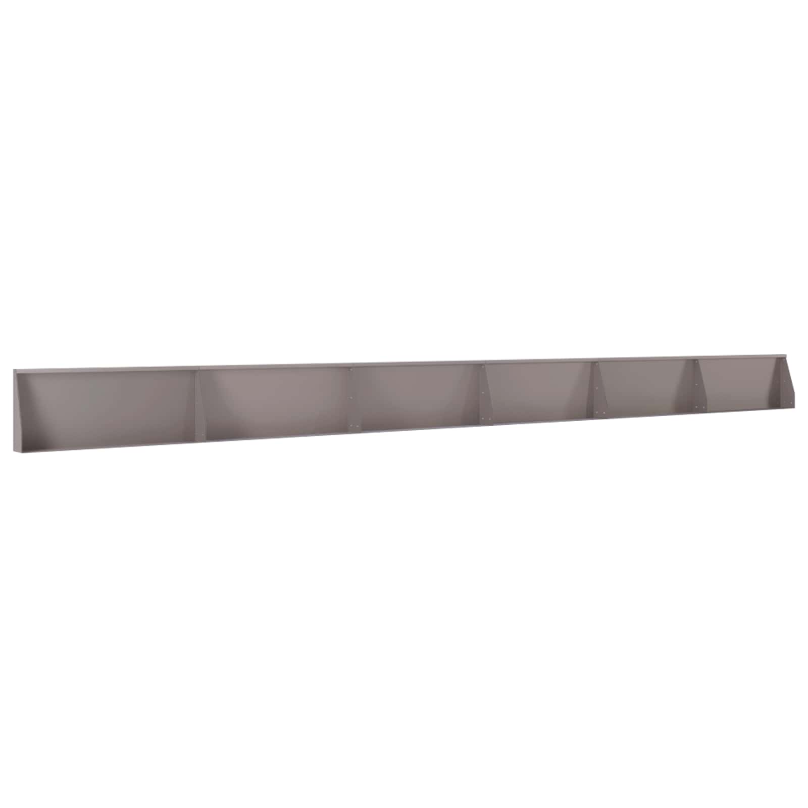 Keerwand 6 st 100 x 12 x 30 cm weervast staal Roestkleurig