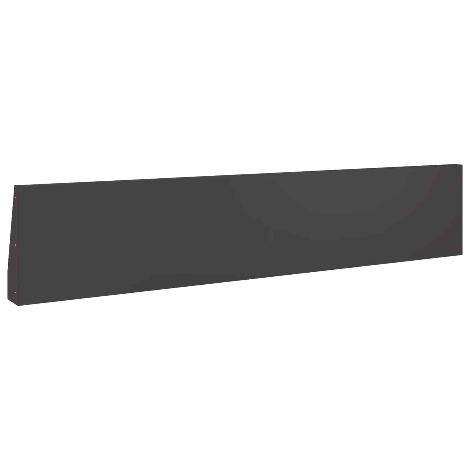 Keerwand 6 st 100 x 12 x 40 cm Staal Zwart