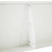 Keerwand 6 st 100 x 12 x 40 cm Staal Wit