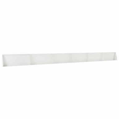 Keerwand 6 st 100 x 12 x 40 cm Staal Wit