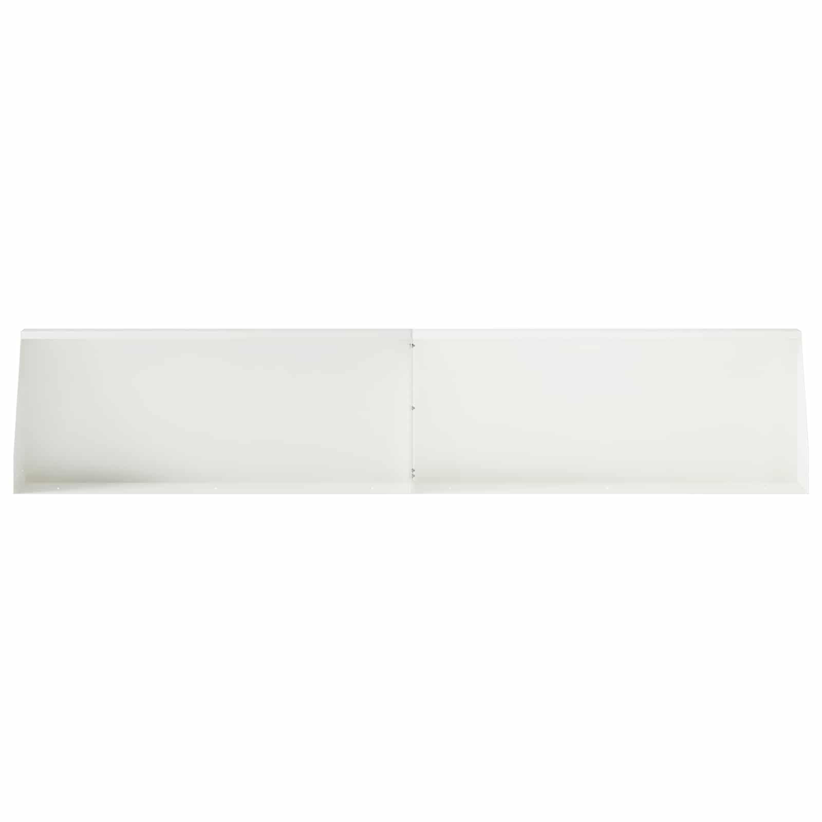 Keerwand 6 st 100 x 12 x 40 cm Staal Wit