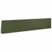 Keerwand 6 st 100 x 12 x 40 cm Staal Olijfgroen
