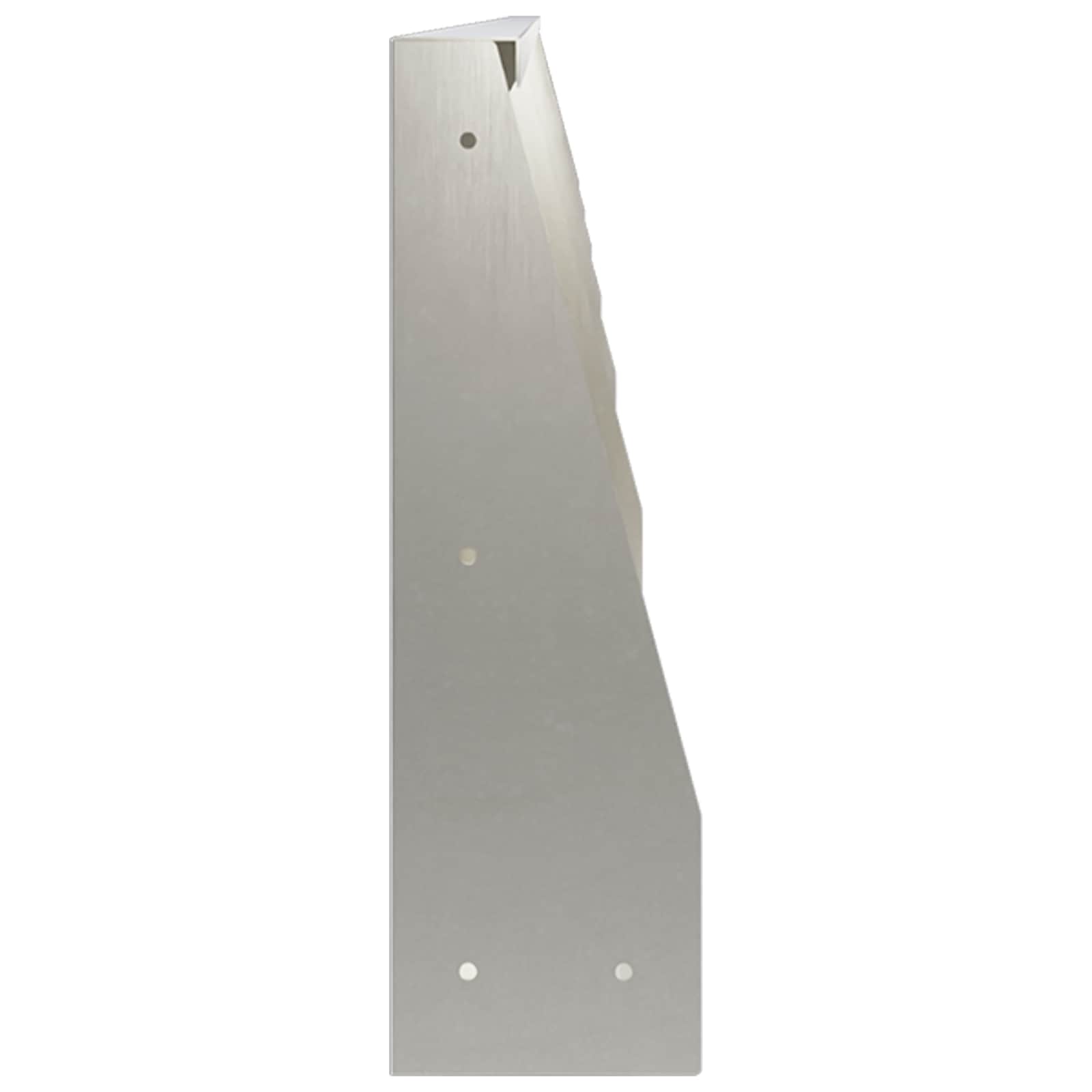 Keerwand 6 st 100 x 12 x 40 cm Roestvrij staal zilver