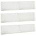 Keerwand 6 st 100 x 12 x 50 cm Staal Wit