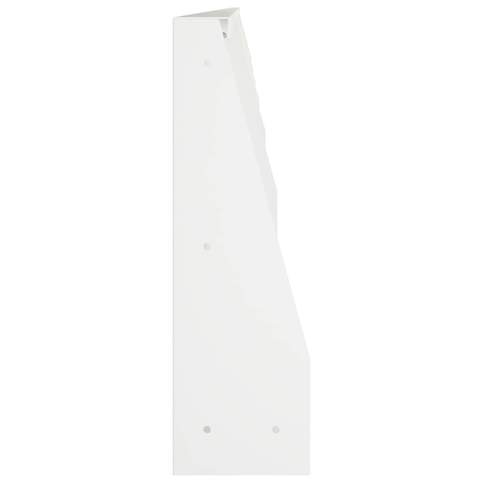 Keerwand 6 st 100 x 12 x 50 cm Staal Wit