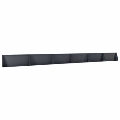 Keerwand 6 st 100 x 12 x 50 cm Staal Antraciet