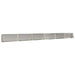 Keerwand 6 st 100 x 12 x 50 cm Roestvrij staal zilver