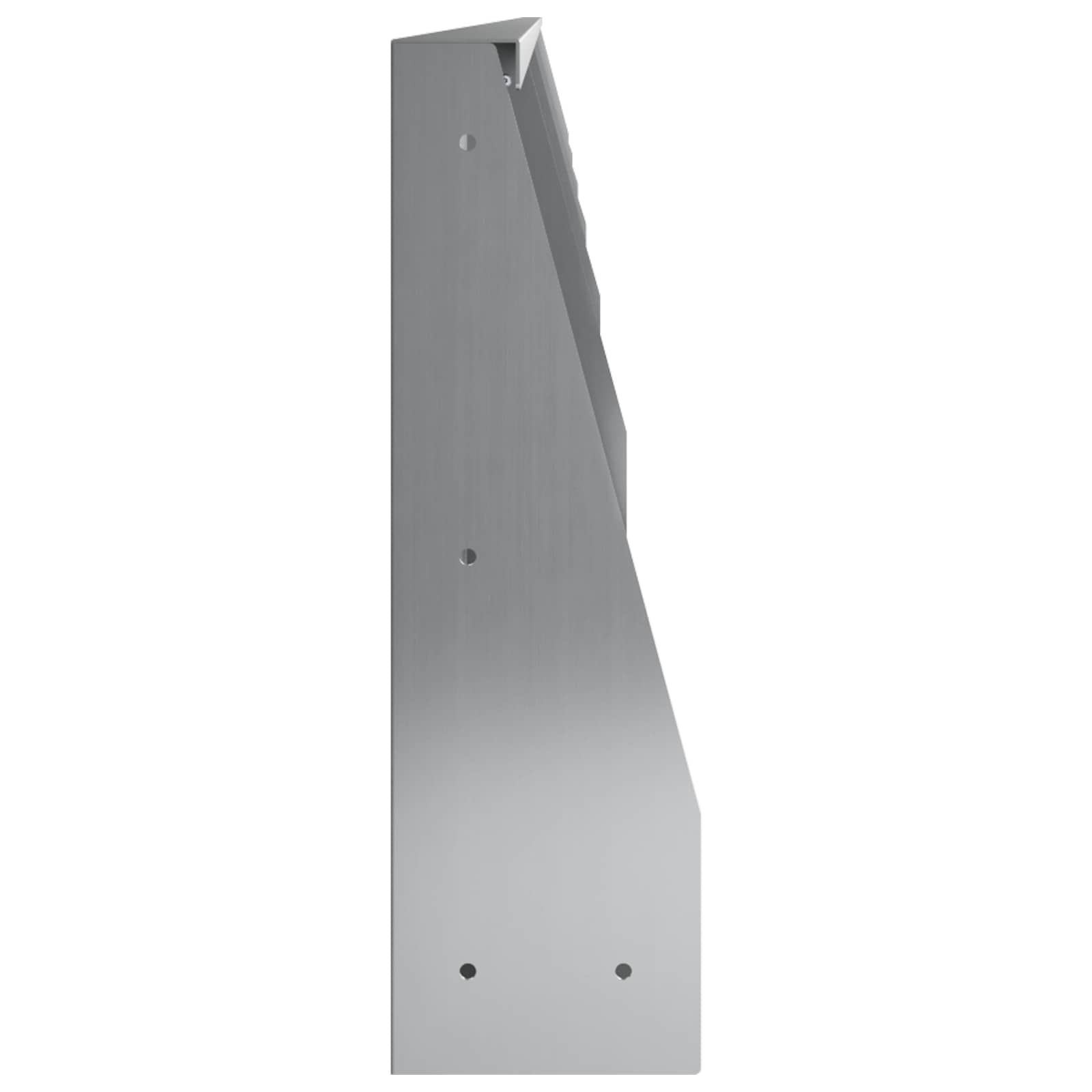 Keerwand 6 st 100 x 12 x 50 cm Gegalvaniseerd staal zilver