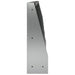 Keerwand 6 st 40 x 12 x 30 cm Gegalvaniseerd staal zilver