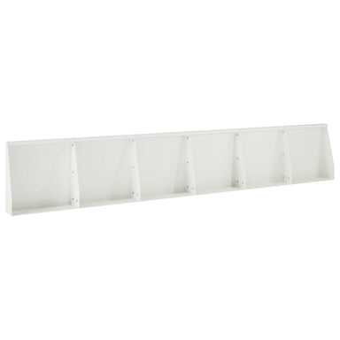 Keerwand 6 st 40 x 12 x 40 cm Staal Wit