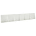 Keerwand 6 st 40 x 12 x 40 cm Staal Wit