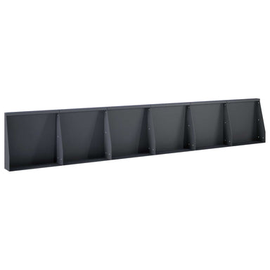 Keerwand 6 st 40 x 12 x 40 cm Staal Antraciet