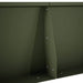 Keerwand 6 st 40 x 12 x 40 cm Staal Olijfgroen