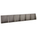 Keerwand 6 st 40 x 12 x 40 cm weervast staal Roestkleurig