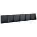 Keerwand 6 st 40 x 12 x 50 cm Staal Antraciet