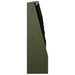 Keerwand 6 st 40 x 12 x 50 cm Staal Olijfgroen