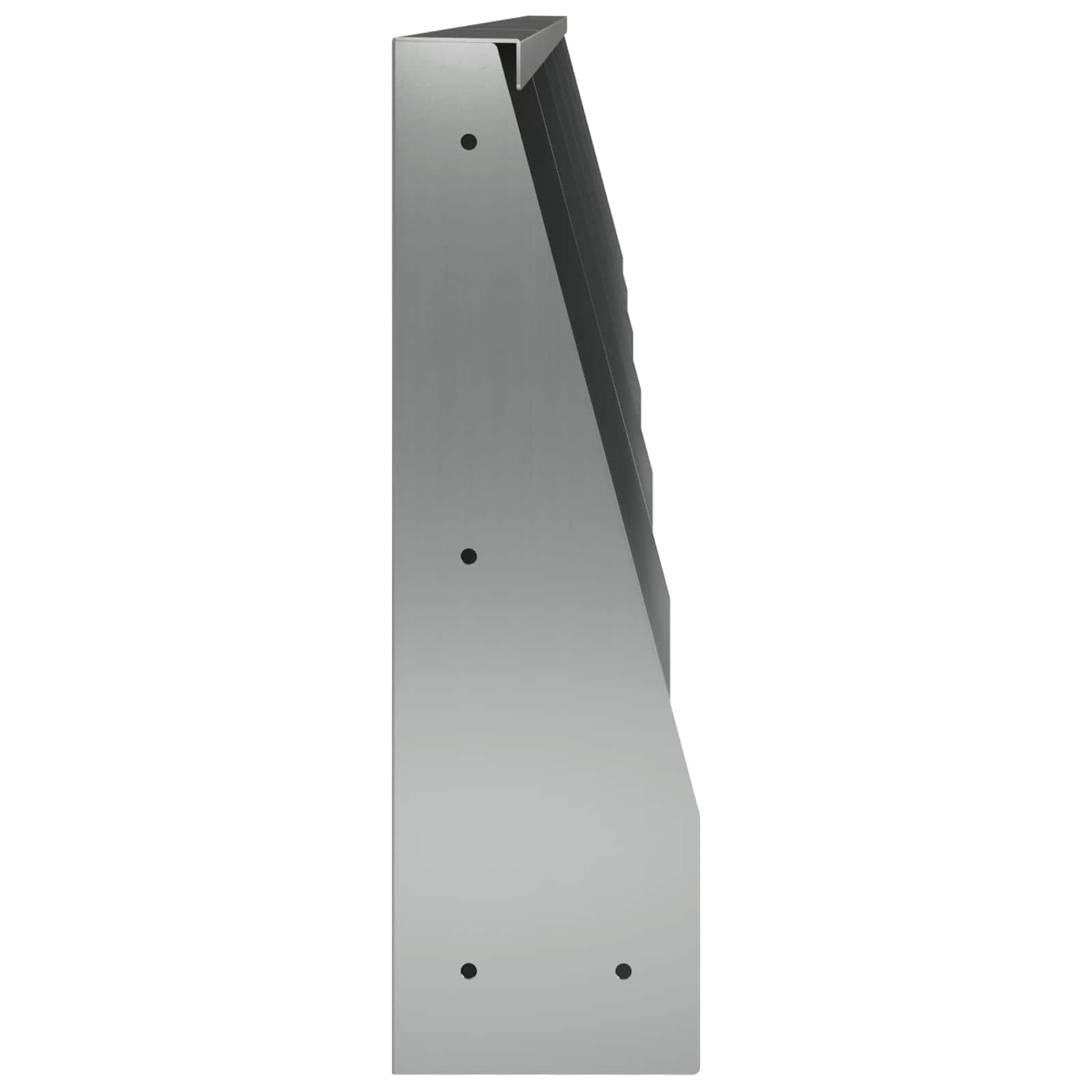 Keerwand 6 st 40 x 12 x 50 cm Gegalvaniseerd staal zilver