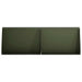 Keerwand 6 st 60 x 12 x 30 cm Staal Olijfgroen