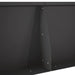Keerwand 6 st 60 x 12 x 40 cm Staal Zwart