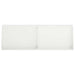 Keerwand 6 st 60 x 12 x 40 cm Staal Wit