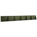 Keerwand 6 st 60 x 12 x 40 cm Staal Olijfgroen