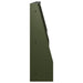 Keerwand 6 st 60 x 12 x 40 cm Staal Olijfgroen