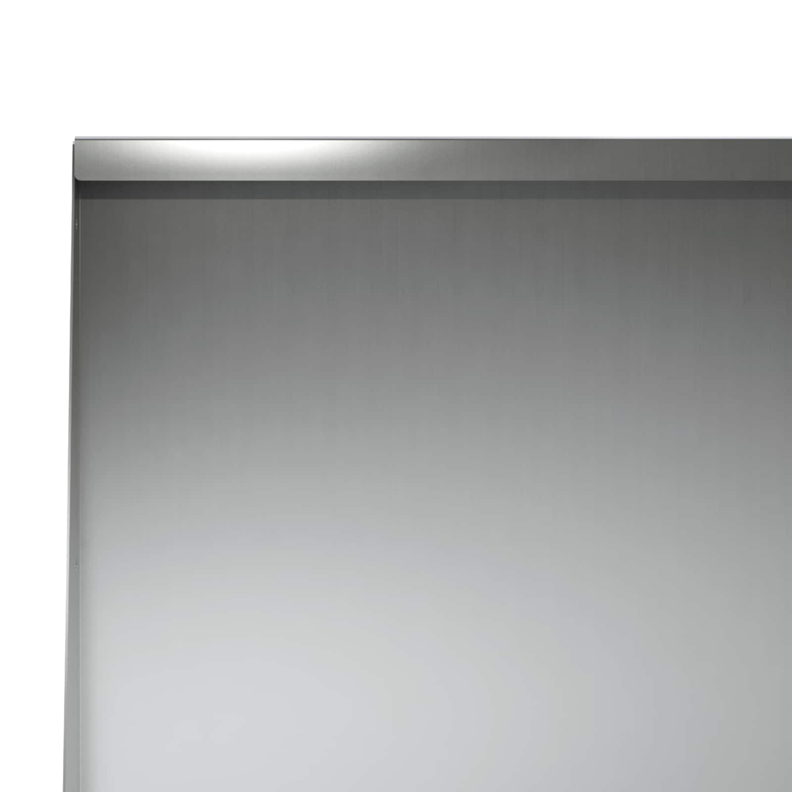 Keerwand 6 st 60 x 12 x 40 cm Gegalvaniseerd staal zilver