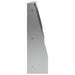 Keerwand 6 st 60 x 12 x 40 cm Gegalvaniseerd staal zilver