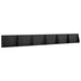 Keerwand 6 st 60 x 12 x 50 cm Staal Zwart