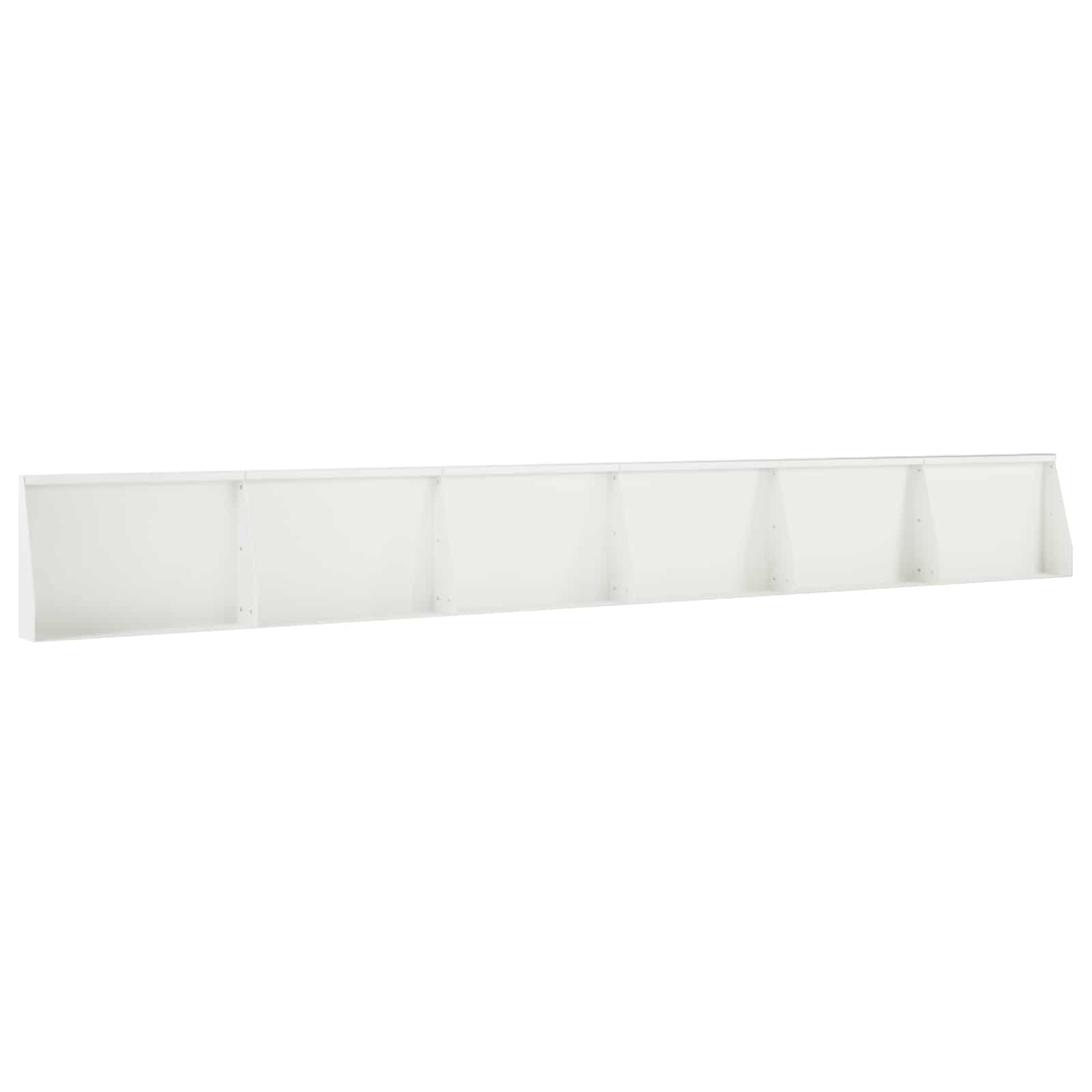 Keerwand 6 st 60 x 12 x 50 cm Staal Wit