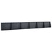 Keerwand 6 st 60 x 12 x 50 cm Staal Antraciet