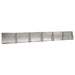 Keerwand 6 st 60 x 12 x 50 cm Roestvrij staal zilver