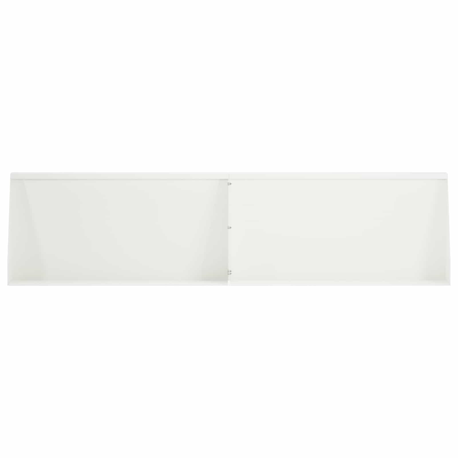 Keerwand 6 st 80 x 12 x 30 cm Staal Wit