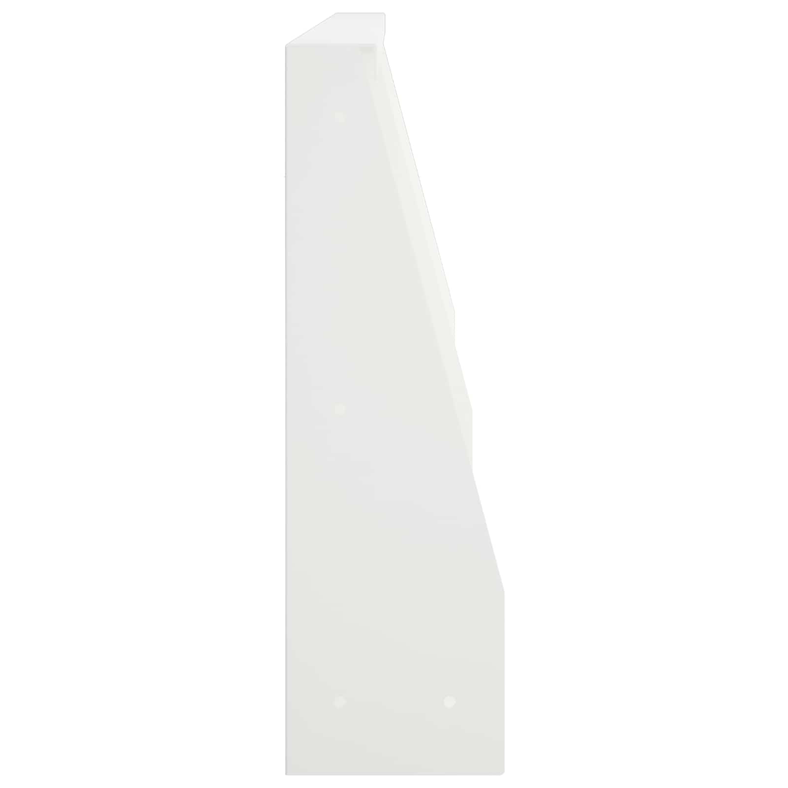 Keerwand 6 st 80 x 12 x 30 cm Staal Wit