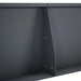 Keerwand 6 st 80 x 12 x 30 cm Staal Antraciet