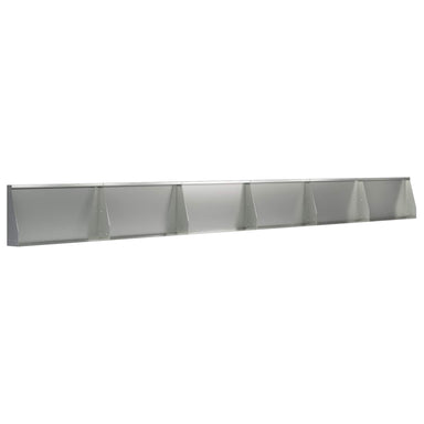 Keerwand 6 st 80 x 12 x 30 cm Gegalvaniseerd staal zilver