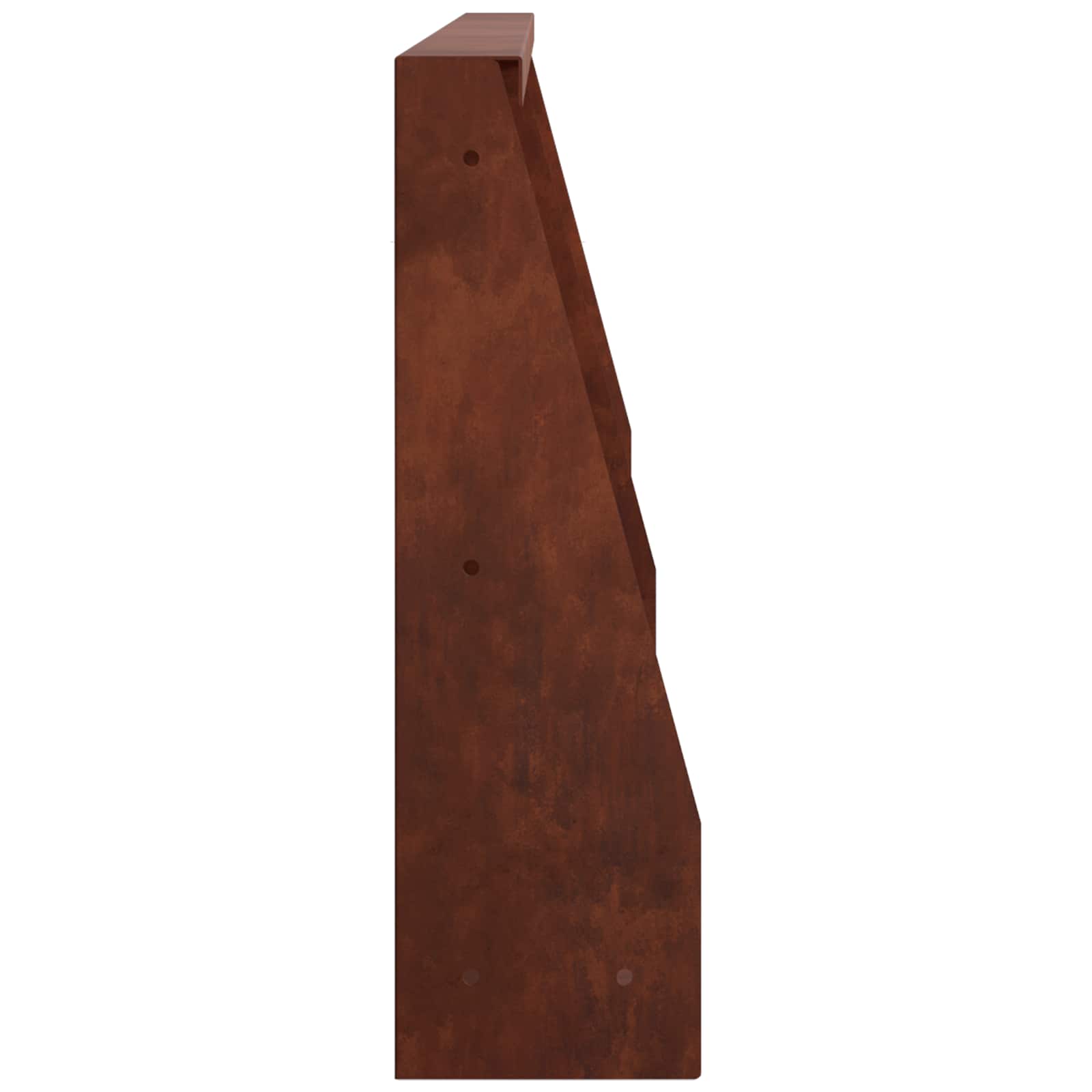 Keerwand 6 st 80 x 12 x 30 cm weervast staal Roestkleurig