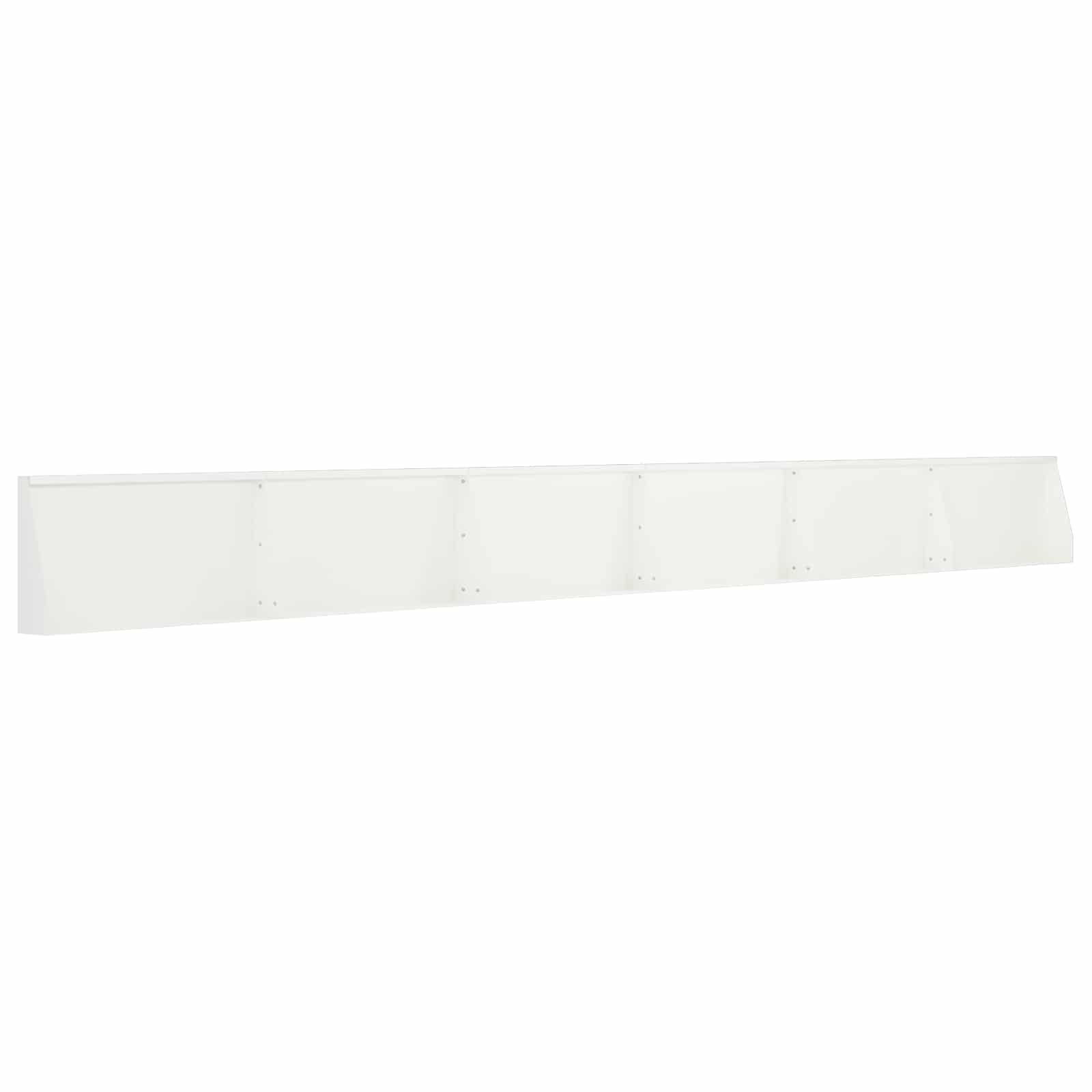 Keerwand 6 st 80 x 12 x 40 cm Staal Wit