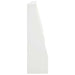 Keerwand 6 st 80 x 12 x 40 cm Staal Wit