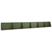 Keerwand 6 st 80 x 12 x 40 cm Staal Olijfgroen