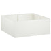 Retentiewall 4 st 100 x 100 x 30 cm Staal Wit