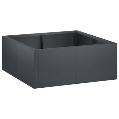 Retentiewall 4 st 100 x 100 x 30 cm Staal Antraciet