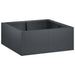 Retentiewall 4 st 100 x 100 x 30 cm Staal Antraciet