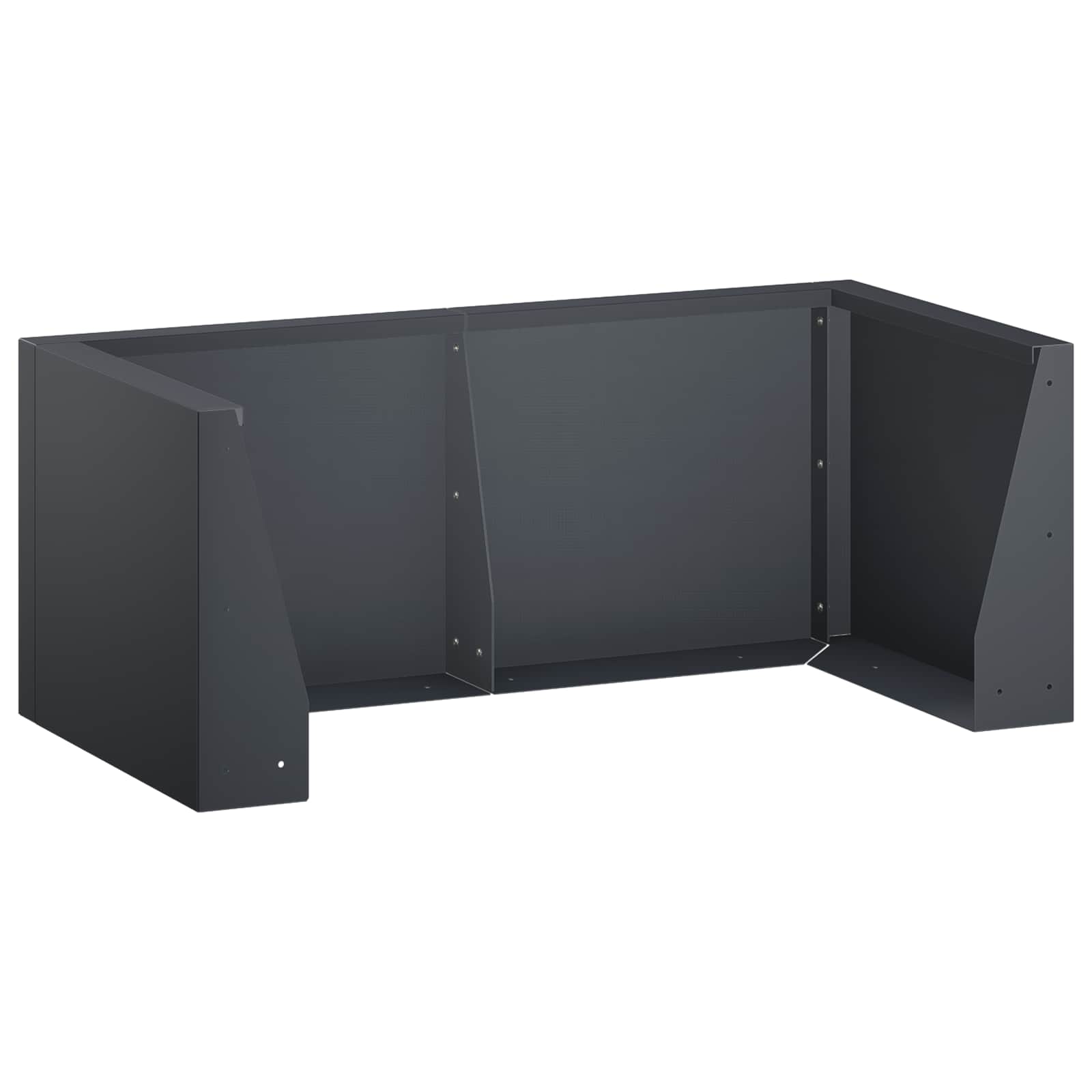 Retentiewall 4 st 100 x 100 x 30 cm Staal Antraciet