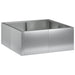 Retentiewall 4 st 100 x 100 x 30 cm Gegalvaniseerd staal zilver